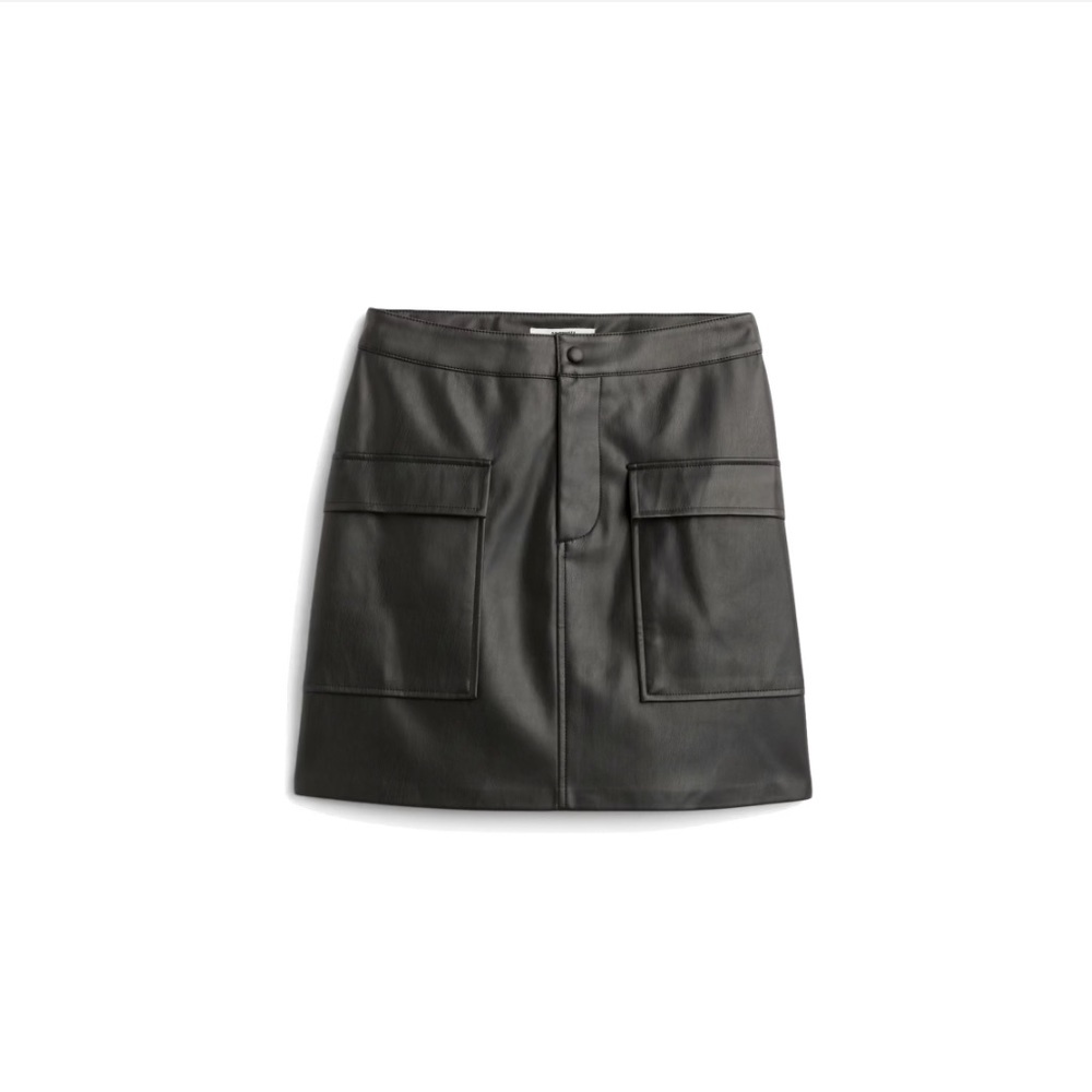 BB DAKOTA STEVE MADDEN Faux Leather Skirt